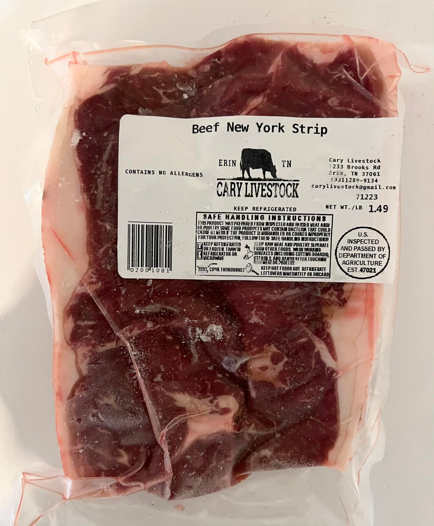 NY Strip (2 Pack)