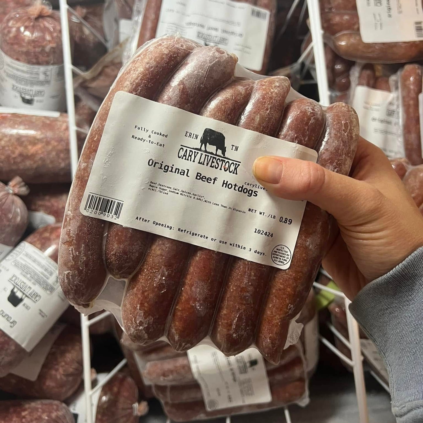 100% Beef Hotdogs